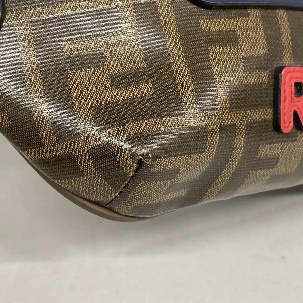 Fendi Bag/Waist Bag, Zucca Coated Canvas, Brown/Navy, Men's, P3624170 - Picture 7 of 9